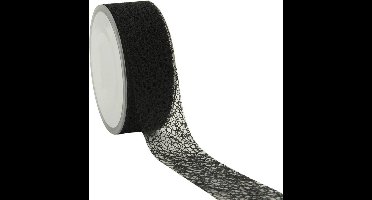 Lint - 38mm - 20m - Honeycomb - zwart