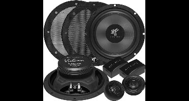 Hifonics VX6.2E - Autospeakers - 16,5cm Composet met losse tweeters - 2 weg luidsprekers - 200watt - goedkope speakers