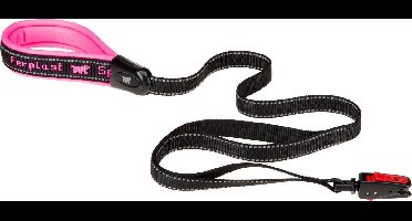 Ferplast Sport Dog Matic Hondenlijn - Nylon - Roze-Zwart - M - Breedte 20 mm - Lengte 120 cm