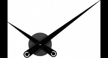 Wandklok BLACK POINTER MODERN DESIGN