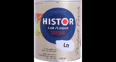 Histor Perfect Finish Hoogglans Lak Alkyd  RAL9010 Gebroken wit 2,5 Liter
