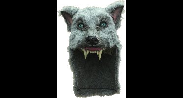 "Grijze wolf masker - Verkleedmasker - One size"
