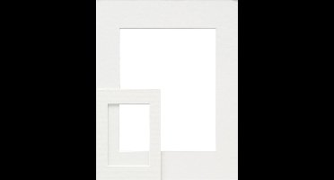 Deknudt Frames passe-partout - wit - foto 20x30 - buitenformaat 30x45