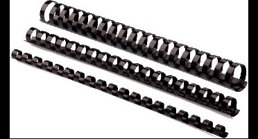 Fellowes bindruggen 22 mm zwart, 50 stuks