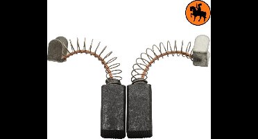 Koolborstelset voor Black & Decker D38B - 6x8x16,5mm