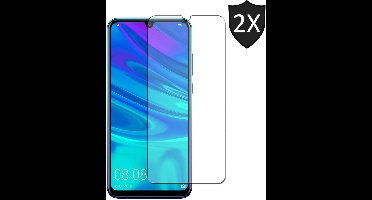 2x Screenprotector geschikt voor Huawei P Smart 2019 | Case Friendly | Tempered Glass - van iCall