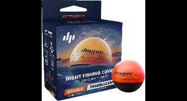 Deeper Night Fishing Cover - voor nachtvissen - oranje - fishfinderkap