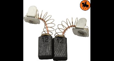 Koolborstelset voor Protool Boor 621461 - 5x8x12,5mm - Vervangt 627003