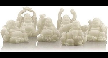 Boeddha Sneeuwkwarts Beeldjes ( Set van 6)