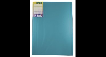 EXXO-HFP #13132 - COMPACT A4 Show Album 10 Tassen - Turqoise - 2 Stuks