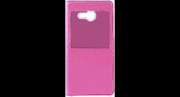 Shop4 - Samsung Galaxy J5 (2017) Hoesje - Window View Case Lychee Roze