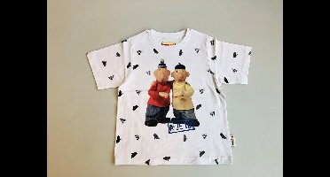 T-shirt Buurman en Buurman: wit maat 122/128