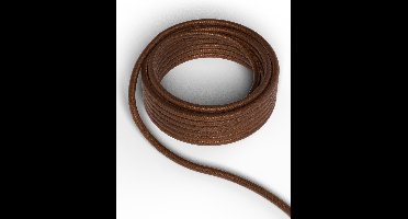OP=OP Calex Textielsnoer | 3 meter | 2-aderig | metallic bruin