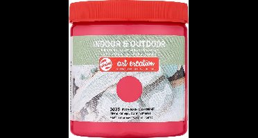 Talens Art Creation indoor & outdoor verf 250ml - Intens karmijn