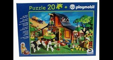 Schmidt Playmobil Boerderij - Puzzel
