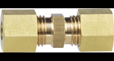 Talamex Messing koppelstukken / Recht 8 mm