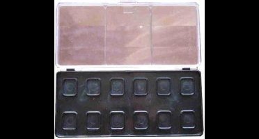 PXP Aqua face and body paint (re)fillable palette 6 x 12 gramProfessional Colours Face Paint