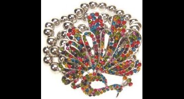 Armband luxe pauwhaan multie