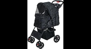 Topmast Hondenbuggy - Wandelwagen voor Honden - Hondenbuggy Inklapbare - Zwart - 4 Wielen - AANBIEDING