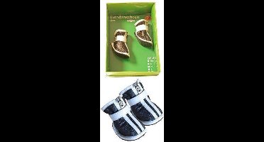 Hondenschoenen Sport Zwart/Wit MEDIUM