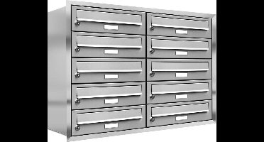 10 - tien - adressen inbouw brievenbus RVS personen