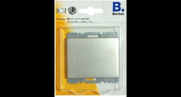 BERKER blinde centraalplaat, inbouw | RVS