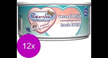 Renske Kat Adult Verse Tonijn - Kattenvoer - 12 x 70 g