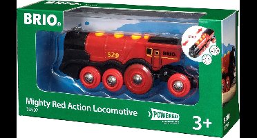 BRIO Rode locomotief op batterijen - 33592