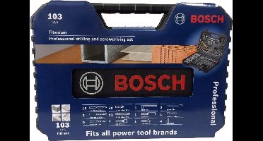 Bosch Professional boren- en bitset 103-delige accessoireset