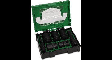 HiKOKI Krachtdoppenset 1/2 Vierkant | kort | 7-delig - 40030025