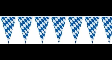 Oktoberfest Vlaggenlijn blauw/wit Beieren 4 m