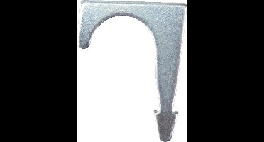 MEPA zadel halve beugel, staal, grijs, diam 16 - 20mm, nom. diam 20mm