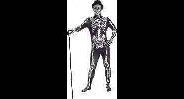 Morphsuits™ Morphsuit day of the dead - SecondSkin - Verkleedkleding - 164/176 cm
