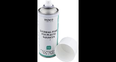 DELTACO CK1023 Reinigingsschuim voor kunststof oppervlakken 400 ml
