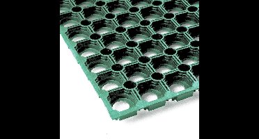 Ringmat 100 x 150 cm - Groen