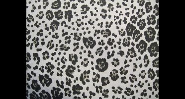 Vliesbehang luipaard zwart 78219