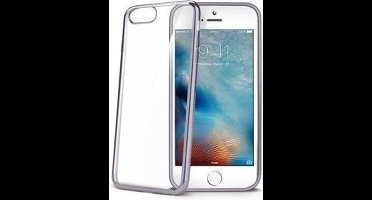 Celly Laser Back cover hoesje - Transparant/Zilver - voor iPhone 7 / 8 / SE (2020/2022)