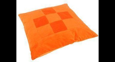 Leefkussen 50x50cm oranje velours
