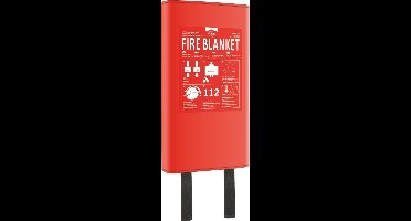 ELRO FB1800 Blusdeken 1.80m x 1.20m – Ook voor bedekken personen - In harde kunststof box - voldoet aan EU-norm EN1869