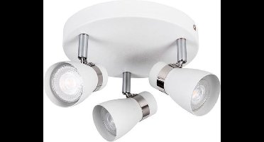 ENALI 3- rond - wandlamp - plafondlamp spot - incl LED - wit