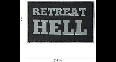 101 Inc Embleem 3D Pvc Retreat Hell  10063