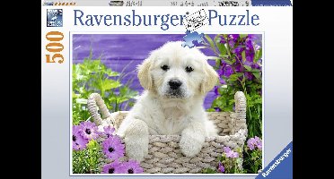 Ravensburger puzzel Lieve Golden Retriever - legpuzzel - 500 stukjes