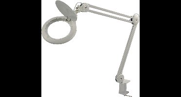 127 mm LED Verstelbare Loupe/Loep lamp Met Dimmer en Tafelklem – 3800LUX