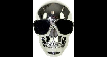United Entertainment ® - Skull Draadloze Bluetooth Speaker - Zilver