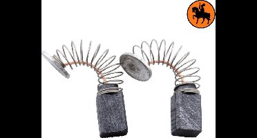 Koolborstelset voor Milwaukee Schuurmachine HDE13RQD - 6,3x8x11,5mm