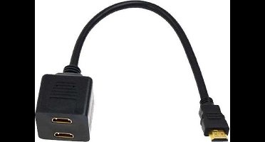 HDMI Male naar 2 HDMI Female Splitter (geen sWitch)