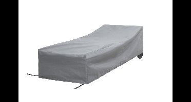 Perel Buitenhoes voor ligstoel, grijs, 200 cm x 75 cm x 40 cm