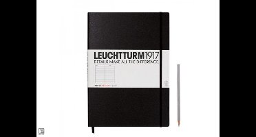 Leuchtturm1917 Notitieboek XL - Master Classic Gelinieerd - Zwart