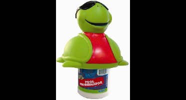 Drijvende chloor dispenser schildpad