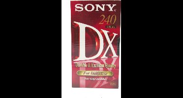 Sony VHS videoband DX 240 minuten
